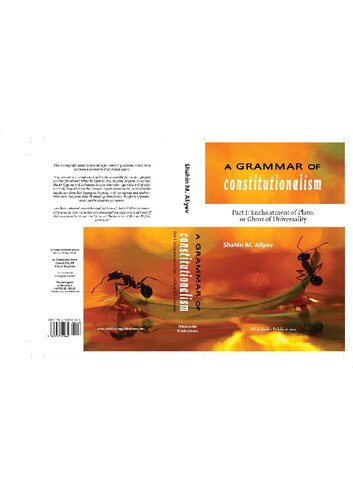 ﻿دستور زبان مشروطیت بخش اول افسون افلاطون، یا شبح جهان شمول