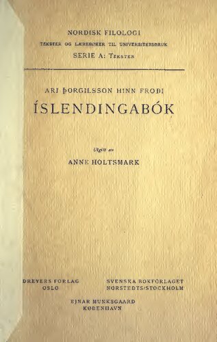 ﻿Íslendingabók
