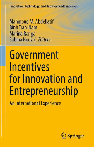 ﻿مشوق های دولتی برای نوآوری و کارآفرینی: یک تجربه بین المللی