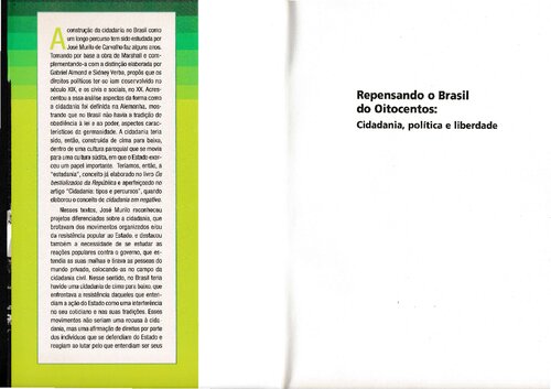 ﻿بازاندیشی برزیل در قرن نوزدهم: شهروندی، سیاست و آزادی
