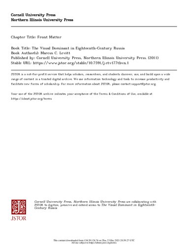 ﻿غالب بصری در روسیه قرن هجدهم