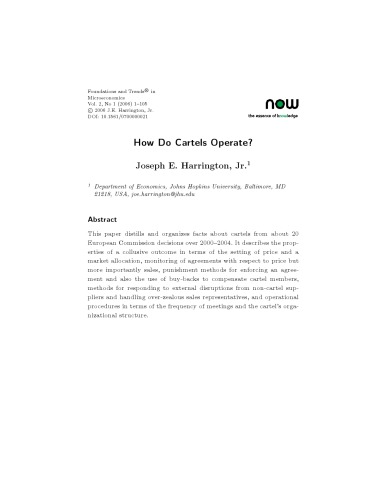 ﻿کارتل ها چگونه عمل می کنند؟
