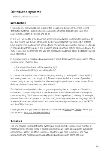 ﻿سیستم های توزیع شده برای سرگرمی و سود