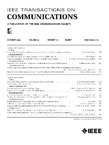 معاملات IEEE در ارتباطات (اکتبر)