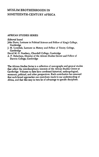 ﻿اخوان المسلمین در آفریقای قرن نوزدهم