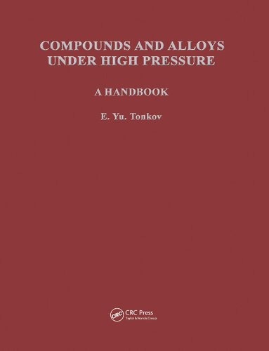 ﻿ترکیبات و آلیاژها تحت فشار بالا: یک کتابچه راهنمای