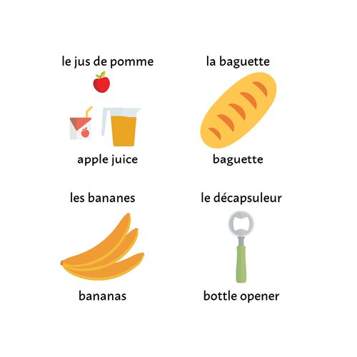 ﻿Oui Love Cuisine: یک کتاب دو زبانه انگلیسی/فرانسوی