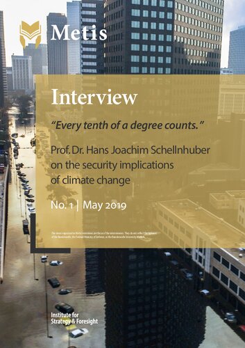 ﻿پروفسور دکتر هانس یواخیم شلنهوبر در مورد پیامدهای امنیتی تغییرات آب و هوا، 