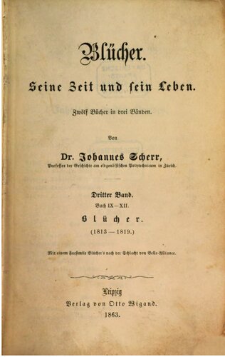 ﻿بلوچر (1813-1819)