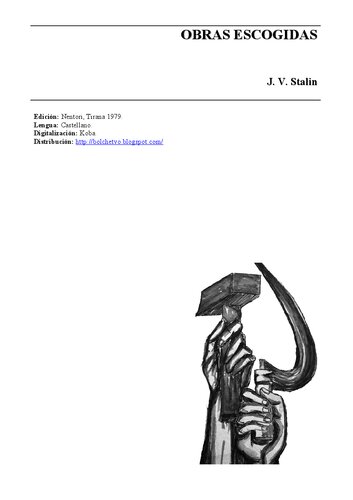 ﻿آثار برگزیده - استالین