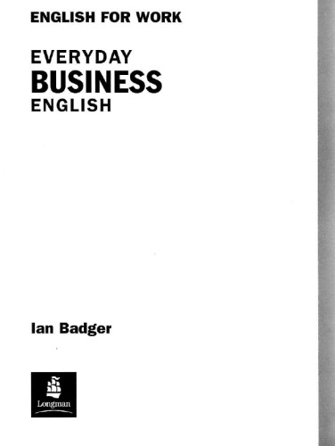 ﻿انگلیسی برای کار: English Business Everyday