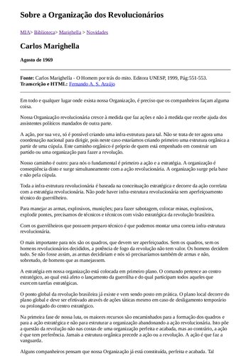 ﻿درباره سازماندهی انقلابیون