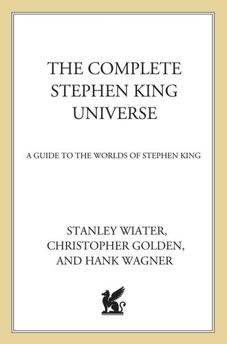﻿جهان کامل استفن کینگ: راهنمای دنیای استفن کینگ