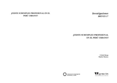 ﻿آیا در پرو شهری کم کاری حرفه ای وجود دارد؟