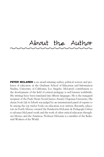 ﻿امید خشم: مصاحبه با پیتر مک لارن در مورد جنگ، امپریالیسم، آموزش انتقادی