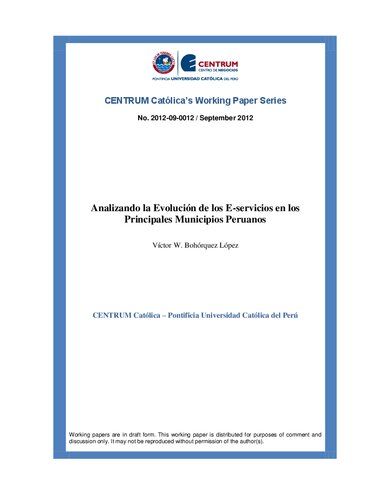 ﻿تجزیه و تحلیل تکامل خدمات الکترونیکی در شهرداری های اصلی پرو