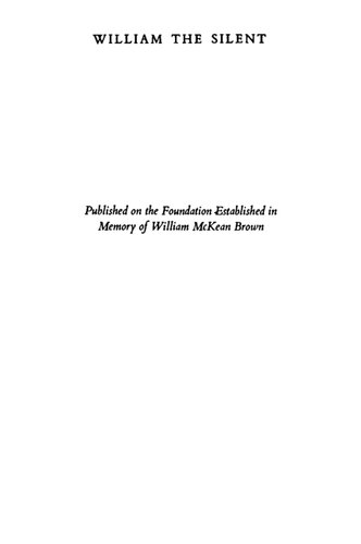 ﻿ویلیام ساکت: ویلیام ناسائو، شاهزاده نارنجی 1533-1584