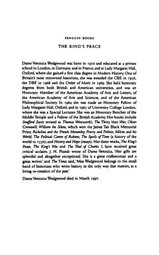 ﻿صلح پادشاه، 1637-1641