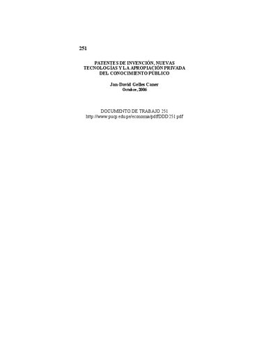 ﻿پتنت های اختراع، فناوری های جدید و تخصیص خصوصی دانش عمومی