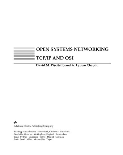 ﻿شبکه های سیستم های باز: Tcp/IP و Osi