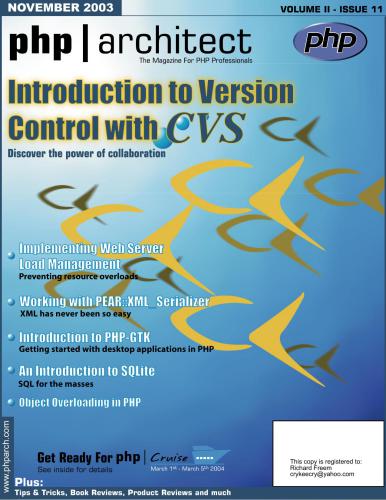 php | معمار (جلد 2 ، شماره 11 نوامبر 2003)