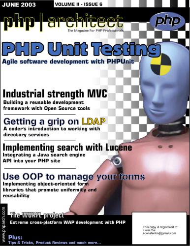php | معماری (جلد 2، شماره 6 ژوئن 2003)
