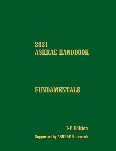 ﻿2021 ASHRAE Handbook: Fundamentals