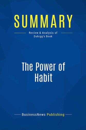 ﻿خلاصه: قدرت عادت: بررسی و تحلیل کتاب داهیگ