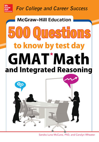 ﻿آموزش مک گراو هیل 500 سؤالات ریاضی GMAT و استدلال یکپارچه که باید تا روز آزمون بدانید