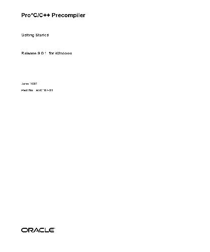 Pro * C / C Precompiler شروع به کار