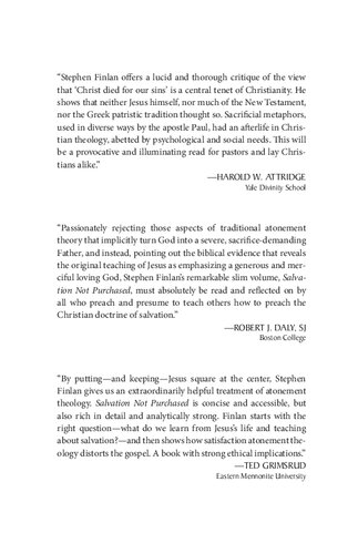 ﻿نجات خریداری نشده: غلبه بر ایده باج برای کشف مجدد آموزش اصلی انجیل