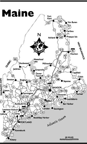 ﻿ساحل جنوبی مین: پورتلند، اسکاربرو، کنبونک، دریاچه سباگو