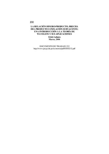 ﻿رابطه پول- ستانده، شکاف خروجی و تورم زمینه ای: مقدمه ای بر نظریه موجک و کاربردهای آن