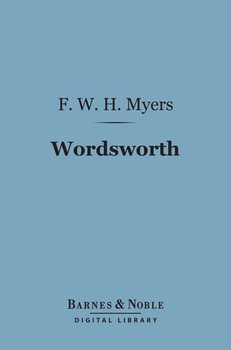 ﻿Wordsworth: English Men of Letters Series