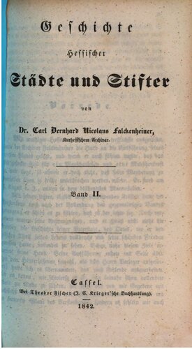 ﻿تاریخ شهرها و صومعه های هسی