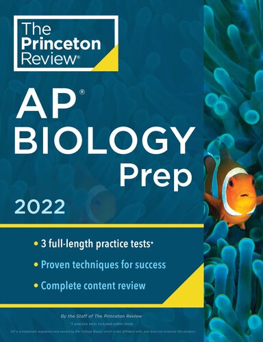 ﻿پرینستون ریویو AP Biology Prep، 2022: تست های تمرینی استراتژی های بررسی کامل محتوا