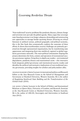 ﻿حاکم بر تهدیدهای بدون مرز: امنیت غیرسنتی و سیاست تحول دولت