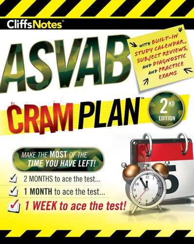 ﻿CliffsNotes ASVAB Cram Plan
