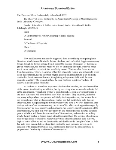 تئوری احساسات اخلاقی