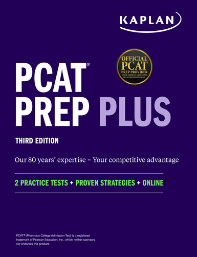 ﻿PCAT Prep Plus: 2 تست تمرین + استراتژی های اثبات شده + آنلاین