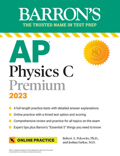﻿AP Physics C Premium، 2023: 4 تست تمرینی + بررسی جامع + تمرین آنلاین