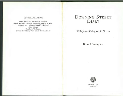 ﻿خاطرات داونینگ استریت جلد 2: جیمز کالاگان در شماره 10