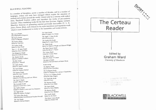 خواننده Certeau