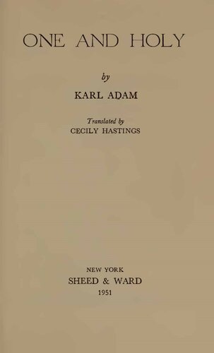 ﻿یکی و مقدس