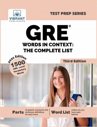 ﻿GRE Words in Context: The Complete List ()