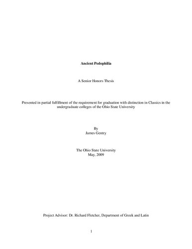 ﻿پدوفیلی باستانی