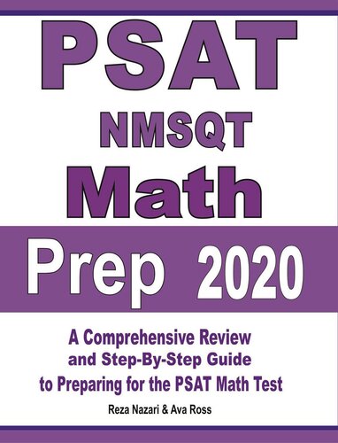 ﻿PSAT / NMSQT Math Prep 2020: مروری جامع و راهنمای گام به گام برای آماده شدن برای آزمون ریاضی PSAT