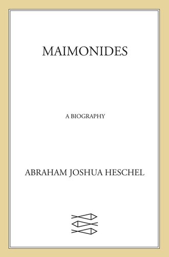 ﻿Maimonides: یک زندگی نامه