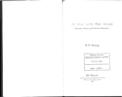 ﻿در جنگ با کلمه: نظریه ادبی