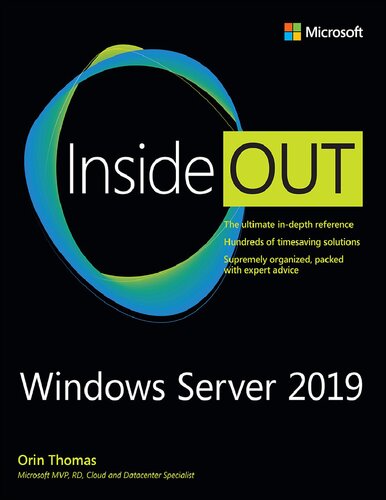 ﻿Windows Server 2019 Inside Out